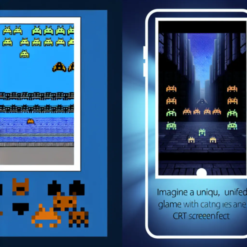 Porównanie: klasyczny automat vs. mobilna wersja Space Invaders